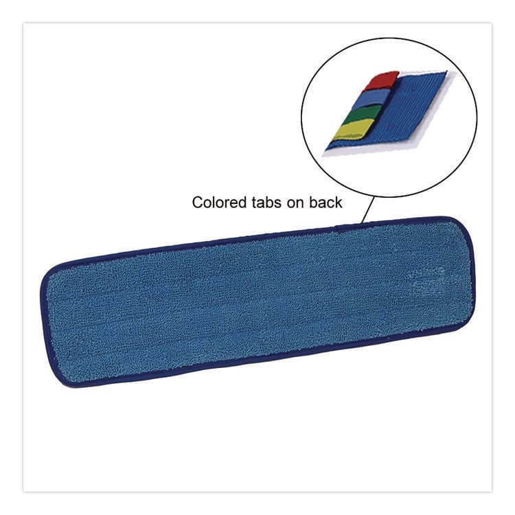 NEXSTEP COMMERCIAL PRODUCTS MaxiPlus Microfiber Pads, 18", Blue (NCP9696412) thumbnail 2