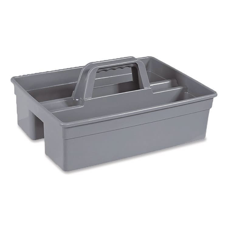 NEXSTEP COMMERCIAL PRODUCTS MaxiRough Maid Caddies, 2 Compartments, 12 x 7, Gray (NCP96981)