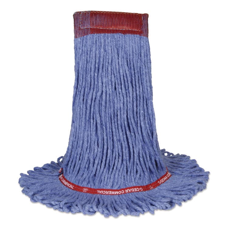 NEXSTEP COMMERCIAL PRODUCTS MaxiClean Loop-End Mop, Cotton/Synthetic, 20 oz, Blue (NCP97156)