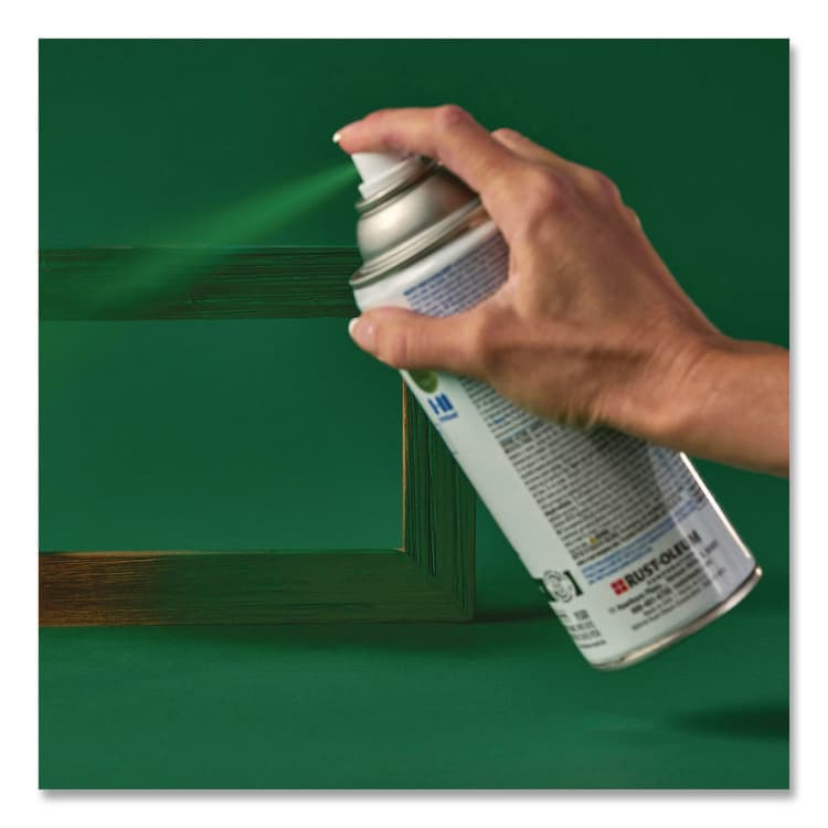 RUST-OLEUM CORPORATION Painter's Touch 2X Ultra Cover Spray Paint, Gloss Hunter Green, 12 oz Aerosol Can, 6/Carton (RST334034) thumbnail 4