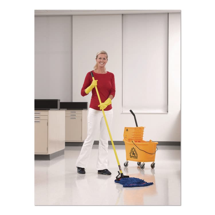 NEXSTEP COMMERCIAL PRODUCTS MaxiPlus Microfiber Loop-End Mop, Microfiber, 24 oz, Blue (NCP97207) thumbnail 3