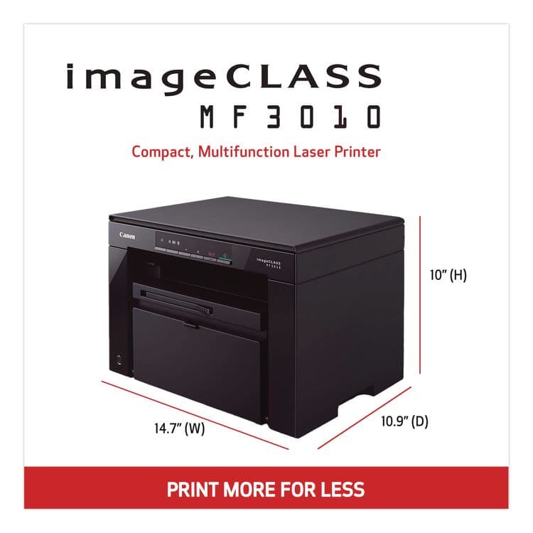CANON USA, . imageCLASS MF3010VP Wireless Multifunction Laser Printer, Copy/Print/Scan (CNM5252B037) thumbnail 3