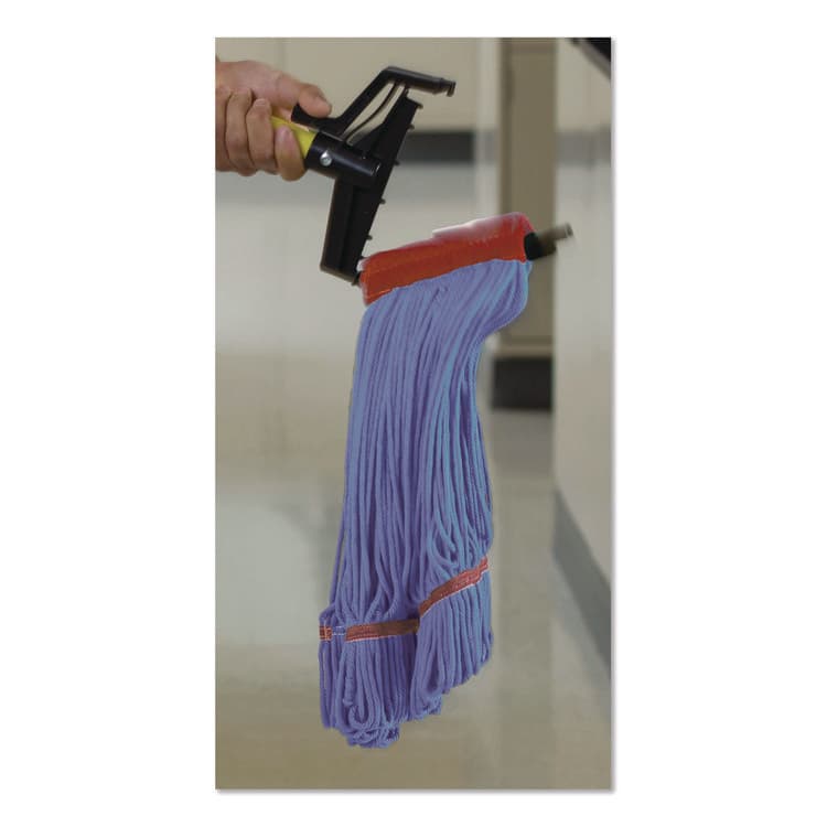 NEXSTEP COMMERCIAL PRODUCTS MaxiClean Loop-End Mop, Cotton/Synthetic, 24 oz, Blue (NCP97157) thumbnail 4