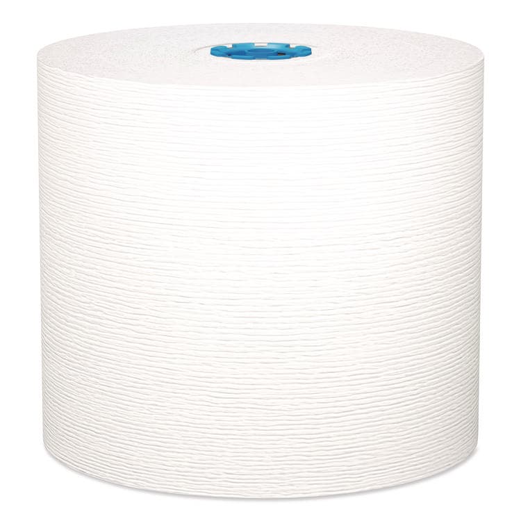 KIMBERLY CLARK Hard Roll Paper Towels with Premium Absorbency Pockets with Colored Core, Gray Core, 1-Ply, 7.5" x 700 ft, White, 6 Rolls/CT (KCC25639)