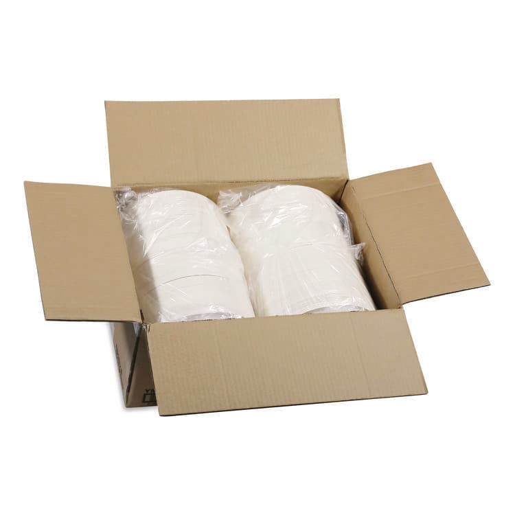 PACTIV EVERGREEN CORPORATION EarthChoice Fiber-Blend Bagasse Dinnerware, Plate, 9" dia, White, 500/Carton (PCTYMC50009BB) thumbnail 3