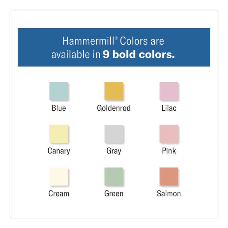 HAMMERMILL/HP EVERYDAY PAPERS Fore Multipurpose Print Paper, 20 lb Bond Weight, 8.5 x 14, Light Green, 500/Ream (HAM103374) thumbnail 2