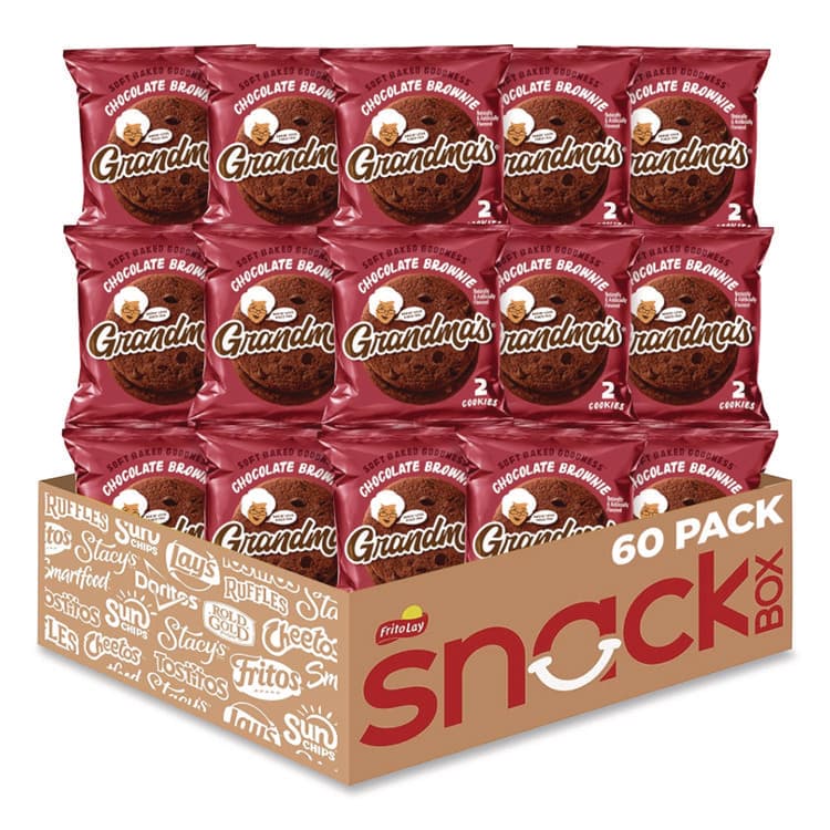 FRITO-LAY, . Cookies - Single Serve, Chocolate Brownie, 2.5 oz Packet, 60/Carton (GRMFRI10310)