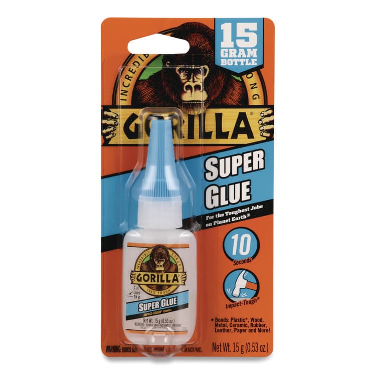 GORILLA GLUE COMPANY Super Glue, 0.53 oz Bottle, Dries Clear (GOR7805001) thumbnail 3