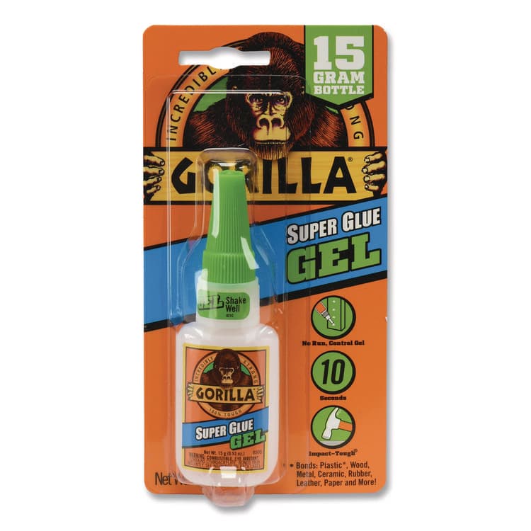 GORILLA GLUE COMPANY Super Glue Gel, 0.53 oz, Dries Clear (GOR7600101) thumbnail 3