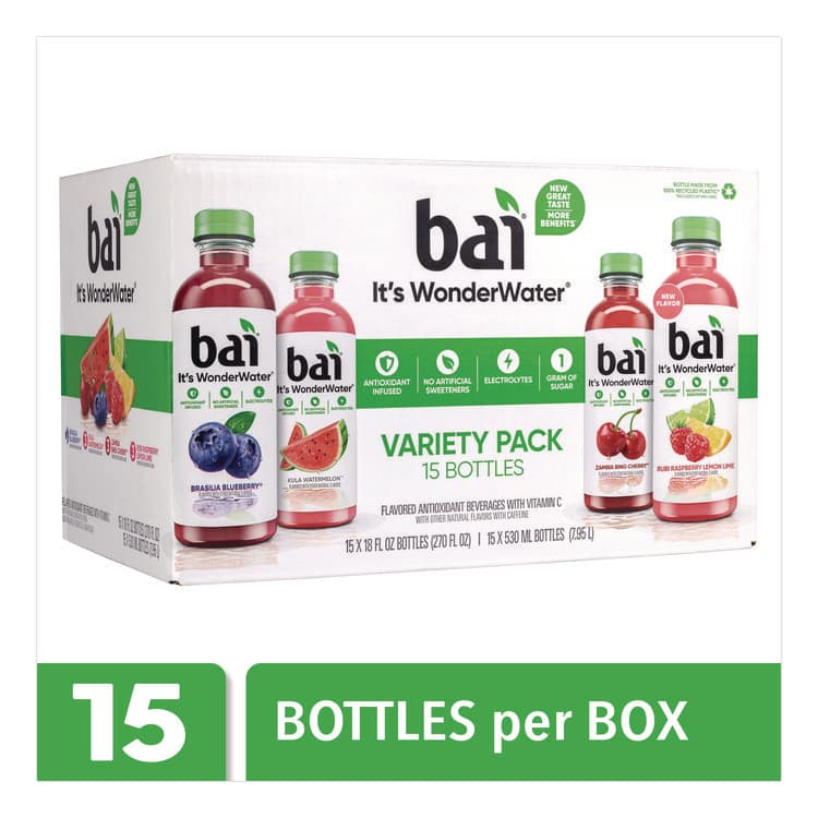 DR PEPPER SNAPPLE GROUP, . Antioxidant Infused Beverage, Variety Pack, 18 oz Bottle, 15/Carton (GRR22000656) thumbnail 2