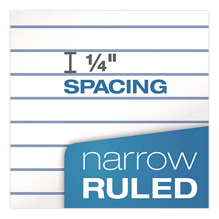 AMPAD/DIV. OF AMERCN PD&PPR Memo Pads, Assorted Cover Colors, Narrow Rule, (60) White 3 x 5 Sheets, Dozen (AMP25087) thumbnail 3