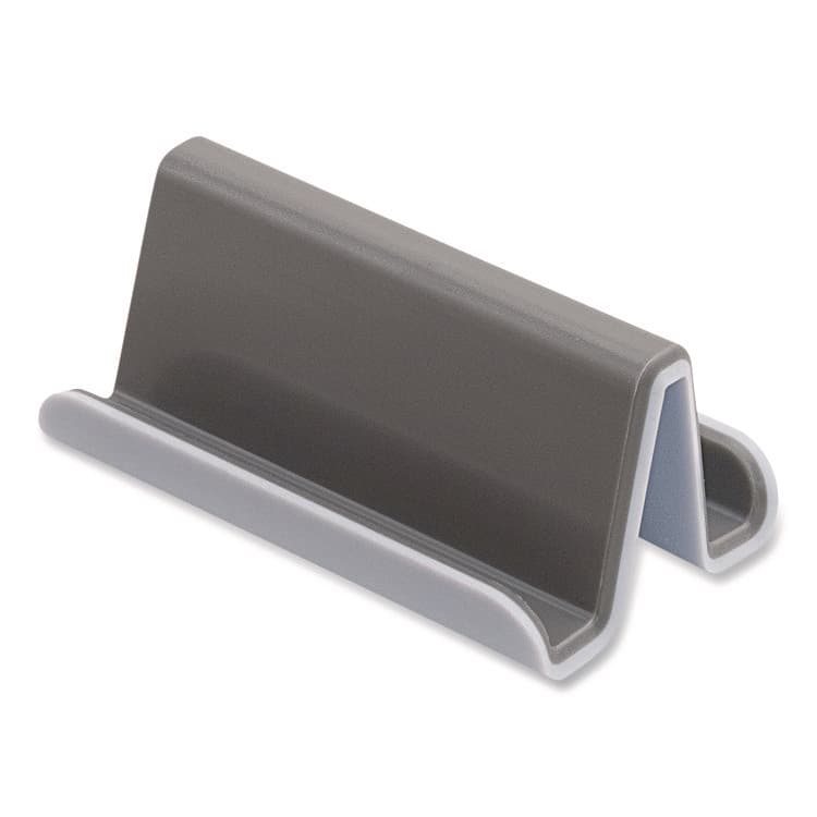 ADVANTUS CORPORATION Fusion Double-Sided Business Card Holder, Holds 2.25 x 4 Cards, Polypropylene, Gray/White (AVT37523) thumbnail 4