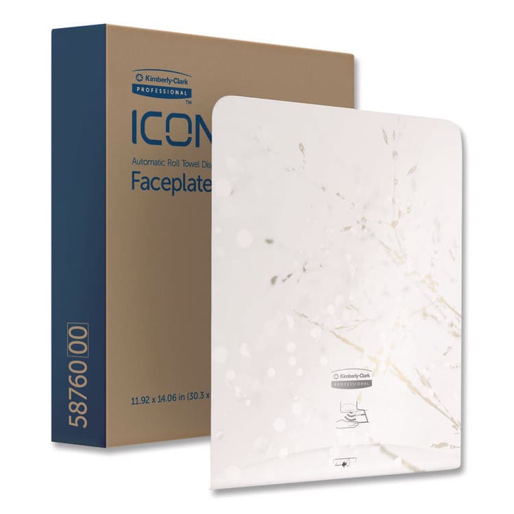 KIMBERLY CLARK ICON Faceplate for Automatic Roll Towel Dispenser, 18.12 x 15.62 x 12.87, Cherry Blossom (KCC58820)