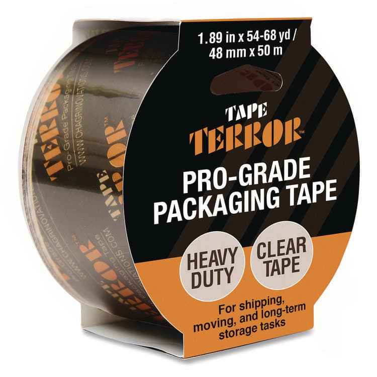 CHAGRINOVATIONS Pro-Grade Packaging Tape, 3" Core, 1.88" x 54.6 yds, Clear (CH7TT05715)