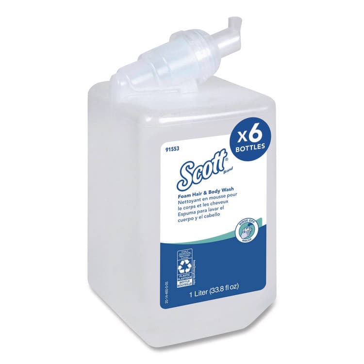 KIMBERLY CLARK Pro Foam Hair and Body Wash, Floral Scent, 1,000 mL, 6/Carton (KCC91553) thumbnail 2