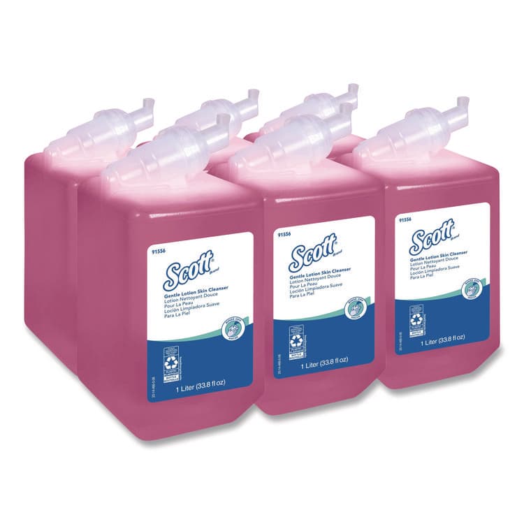 KIMBERLY CLARK Essential Skin Cleanser Refill, Floral Scent, 1,000 mL, 6/Carton (KCC91556)