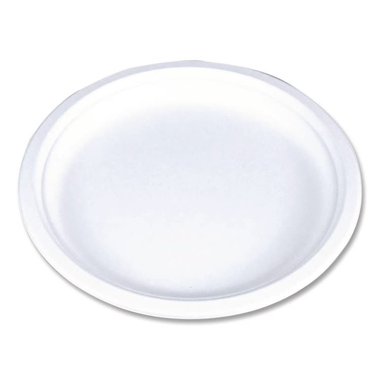 SOUTHERN CHAMPION TRAY ChampWare Molded Fiber Tableware, Molded Fiber Plate, 9" dia, White, 125 Plates/Sleeve, 4 Sleeves/Carton (SCH18140WPF)