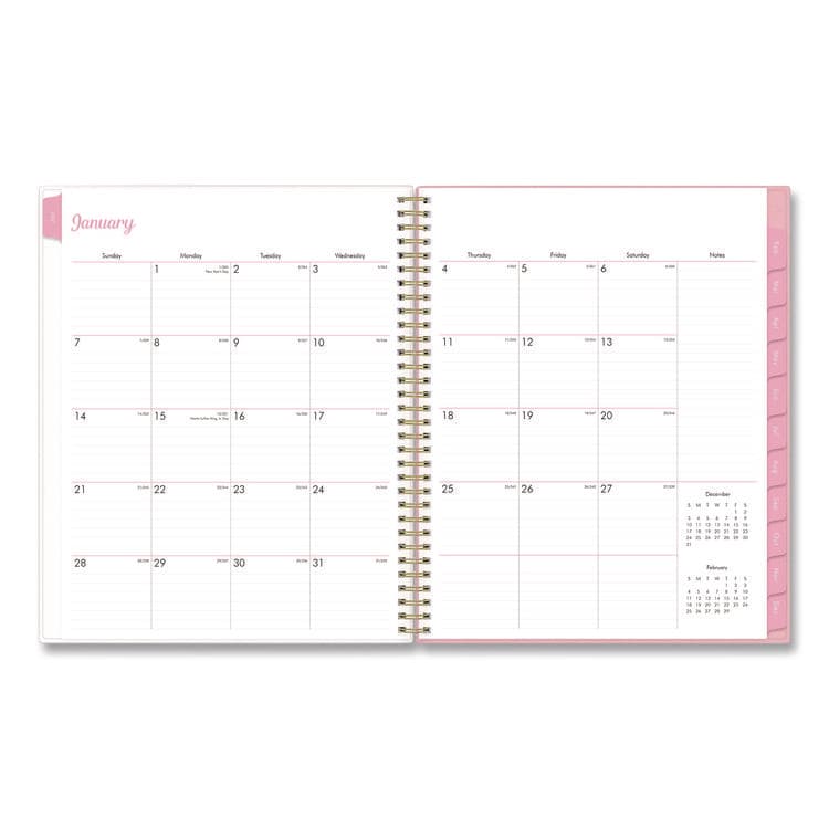 BLUE SKY Mimi Pink Weekly/Monthly Planner, Floral Artwork, 11 x 8.5, Pink/Blue/Rose Cover, 12-Month (Jan to Dec): 2026 (BLS137264) thumbnail 3