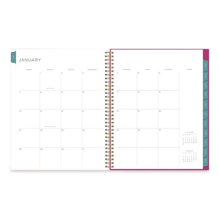 BLUE SKY Kelly Ventura Magenta Bloom Weekly/Monthly Planner, Floral Artwork, 11 x 8.5, Multicolor Cover, 12-Month (Jan to Dec): 2026 (BLS140945) thumbnail 3