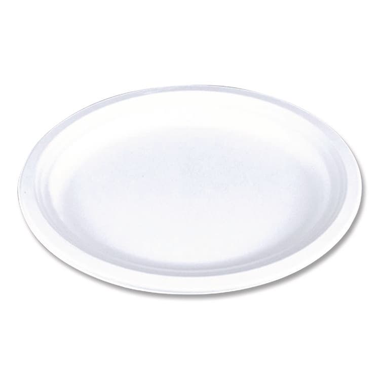 SOUTHERN CHAMPION TRAY ChampWare Molded Fiber Tableware, Molded Fiber Platter, 12.5" dia, White, 125 Plates/Sleeve, 4 Sleeves/Carton (SCH18560WPF)