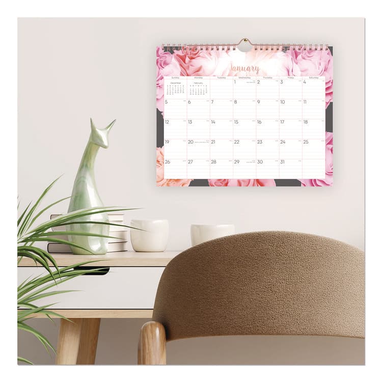 BLUE SKY Joselyn Monthly Wall Calendar, Floral Artwork, 11 x 8.75, White/Multicolor Sheets, 12-Month (Jan to Dec): 2026 (BLS147480) thumbnail 4