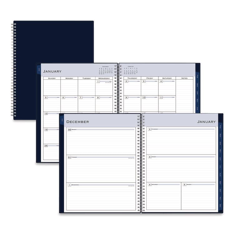 BLUE SKY Passages Weekly/Monthly Planner, 11 x 8.5, Navy Cover, 12-Month (Jan to Dec): 2026 (BLS148659)