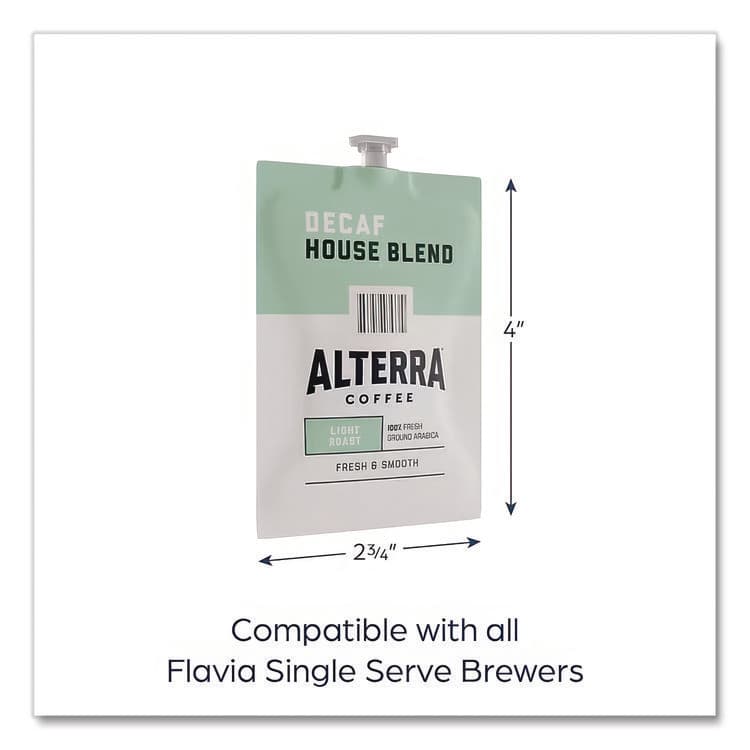 MARS, . Coffee Freshpack Pods, House Blend Decaf, Light Roast, 0.25, 100/Carton (MDKMDRA187) thumbnail 2