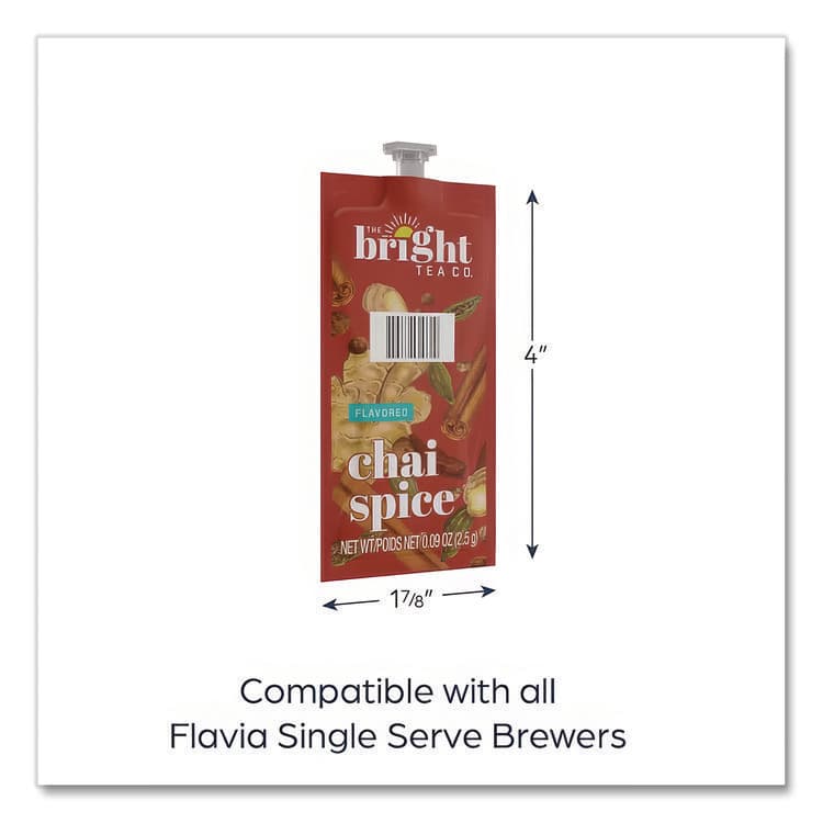 MARS, . Tea Freshpack Pods, Chai Spice, 0.09 oz, 100/Carton (MDKMDRB501) thumbnail 2