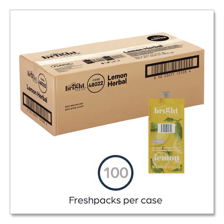 MARS, . Tea Freshpack Pods, Lemon Herbal, 0.1 oz, 100/Carton (MDKMDRB502) thumbnail 3