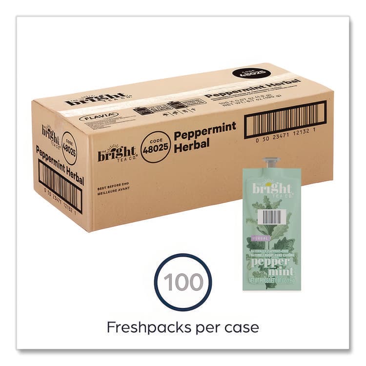 MARS, . Tea Freshpack Pods, Peppermint Herbal, 0.07 oz, 100/Carton (MDKMDRB505) thumbnail 3