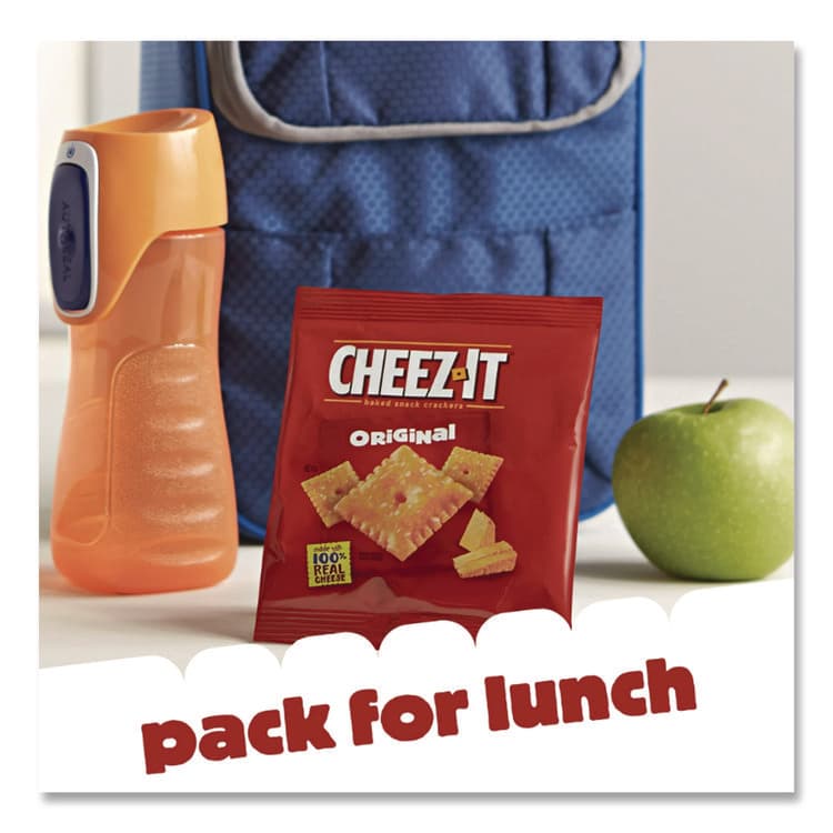 KELLOGG'S Cheez-It Crackers, 1.5 oz Single-Serving Snack Pack, 8/Box (KEB12233) thumbnail 4