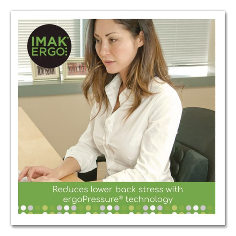 BROWNMED Back Support, 13.5 x 4 x 13.8, Black (IMAA30122) thumbnail 3