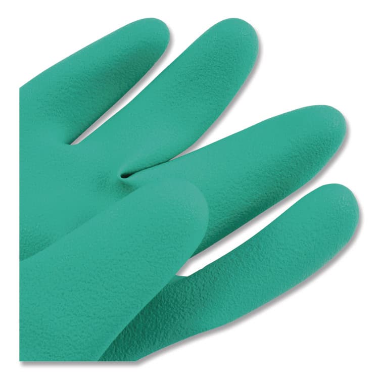 CFS BRANDS Nitrile Dishwashing Gloves, 21" Long, Small, Green, Pair (SJM19NUS) thumbnail 4