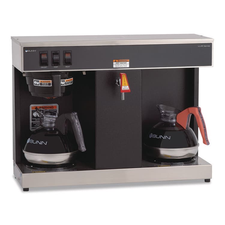 BUNN-O-MATIC VLPF 12-Cup Automatic Coffee Brewer, Gray/Stainless Steel (BUN074000005) thumbnail 2
