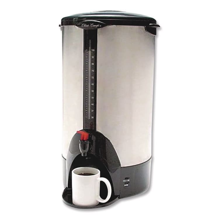 RDI USA Home/Business 100-Cup Double-Wall Percolating Urn, Stainless Steel (CFRCP100XX) thumbnail 3