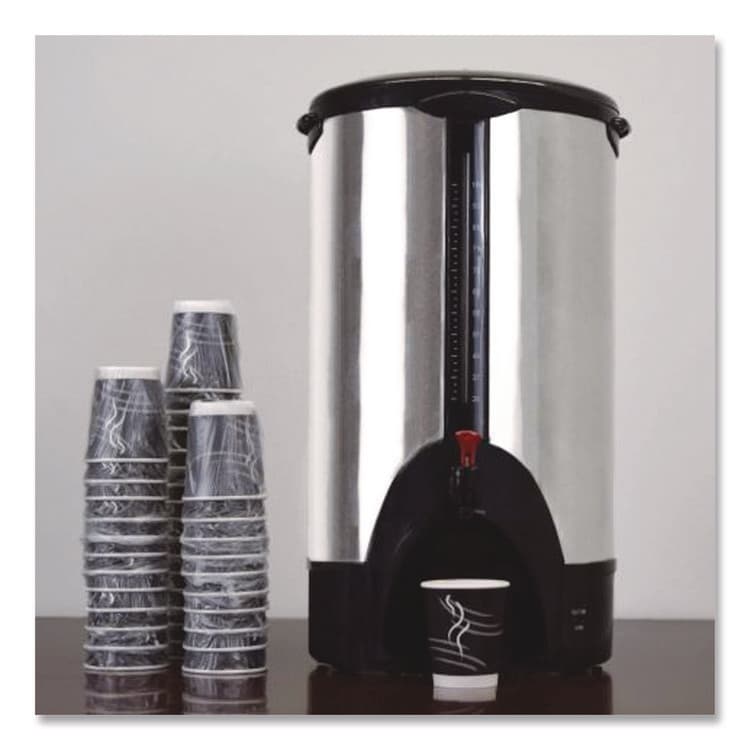 RDI USA Home/Business 100-Cup Double-Wall Percolating Urn, Stainless Steel (CFRCP100XX) thumbnail 4