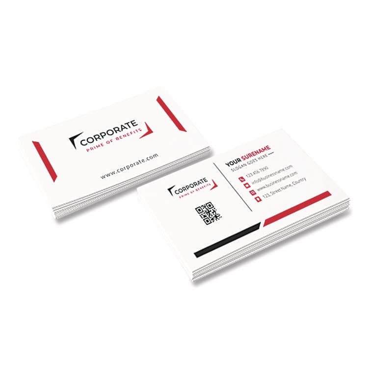 BLANKS/USA Heavyweight Printable Microperforated Business Cards, Copier/Inkjet/Laser/Offset, 2 x 3.5, White, 10/Sheet, 250 Sheets/Pack (BLA25S8WH) thumbnail 3