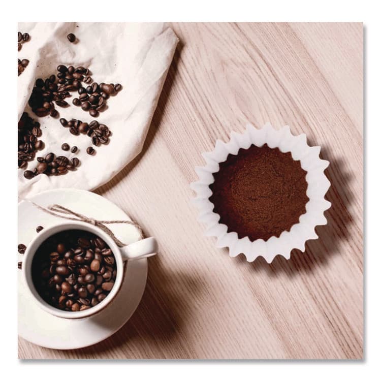 ROCKLINE INDUSTRIES Basket Filters for Commercial Coffeemakers, 12 Cup Size, 1,000/Carton (BRFROC48101) thumbnail 3