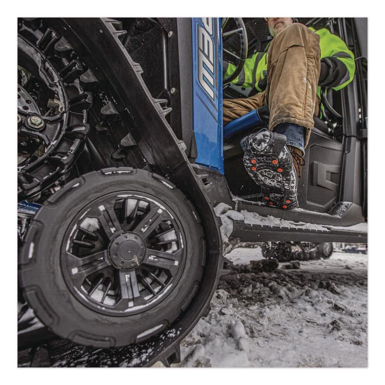 ERGODYNE CORPORATION Trex 6300 One Piece Slip-on Ice Cleats, Medium, Black, Pair (EGO16753) thumbnail 4