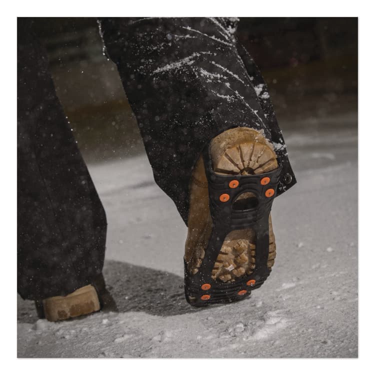 ERGODYNE CORPORATION Trex 6300 One Piece Slip-on Ice Cleats, Large, Black, Pair (EGO16754) thumbnail 3