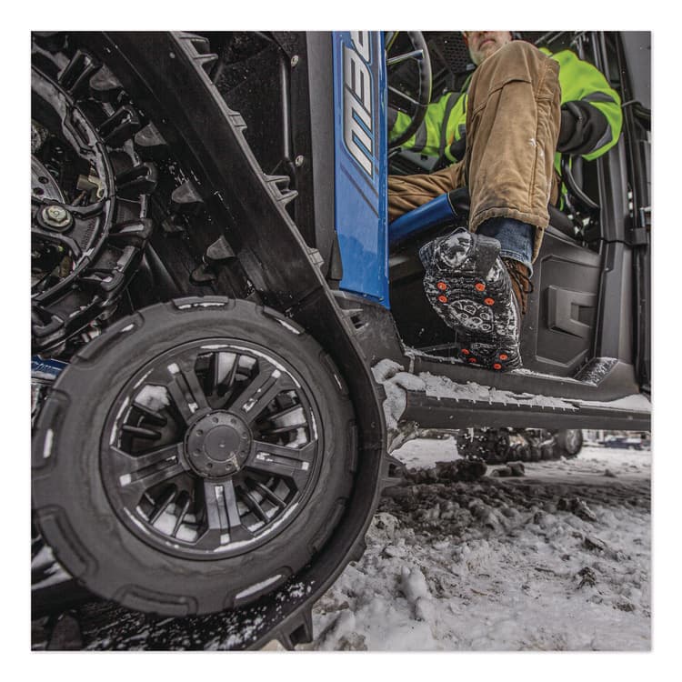 ERGODYNE CORPORATION Trex 6300 One Piece Slip-on Ice Cleats, Large, Black, Pair (EGO16754) thumbnail 4