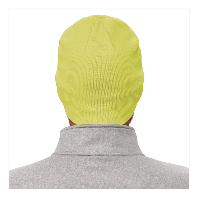 ERGODYNE CORPORATION N-Ferno 6812 Rib Knit Beanie, One Size Fits Most, Lime (EGO16813) thumbnail 4