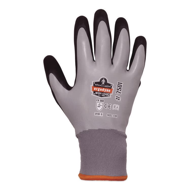 ERGODYNE CORPORATION ProFlex 7501 Coated Waterproof Winter Gloves, EN388: 2131X, 11" Long, X-Large, Gray, Pair (EGO17635) thumbnail 2