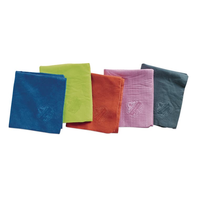 ERGODYNE CORPORATION Chill-Its 6602 Evaporative PVA Cooling Towel, 29.5 x 13, One Size Fits Most, PVA, Pink (EGO12442) thumbnail 4