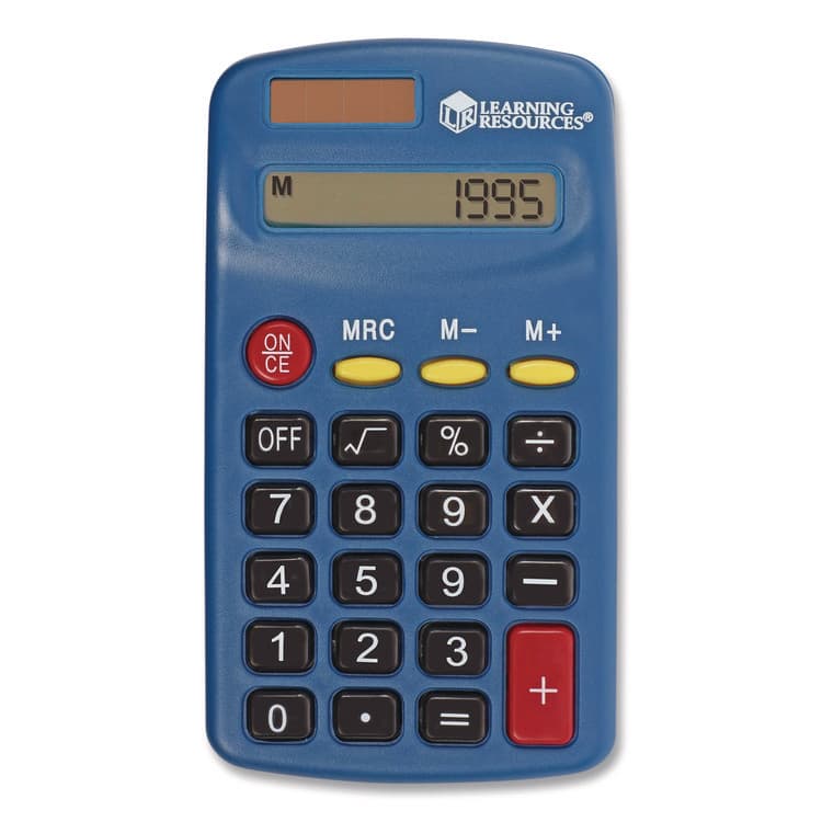 LEARNING RESOURCES Primary Calculator, 8-Digit, LCD, 10 Calculators (LRNLER0038) thumbnail 2