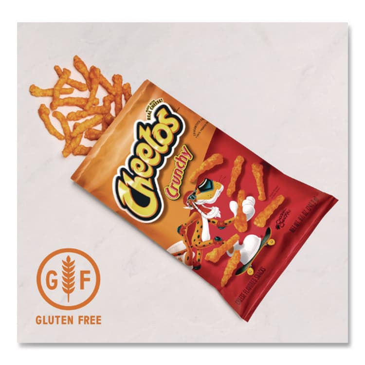 FRITO-LAY, . Crunchy Cheese Flavored Snacks, Flamin' Hot, 2 oz Bag, 64/Carton (CEOFRI44368) thumbnail 3