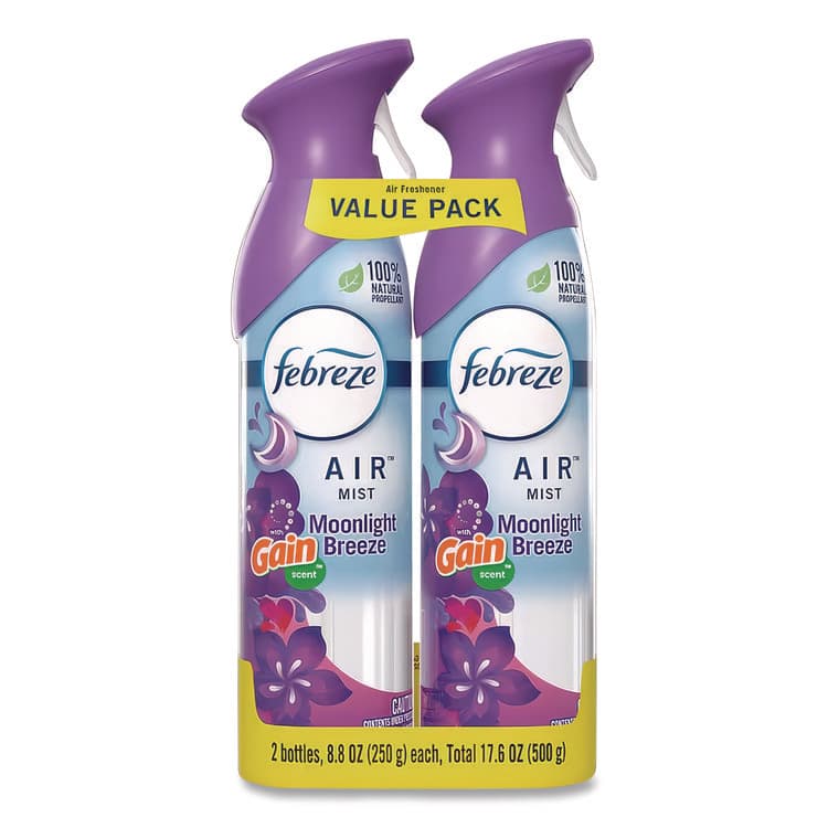 PROCTER & GAMBLE AIR, Gain Moonlight Breeze, 8.8 oz Aerosol Spray, 2/Pack (PGC97809)