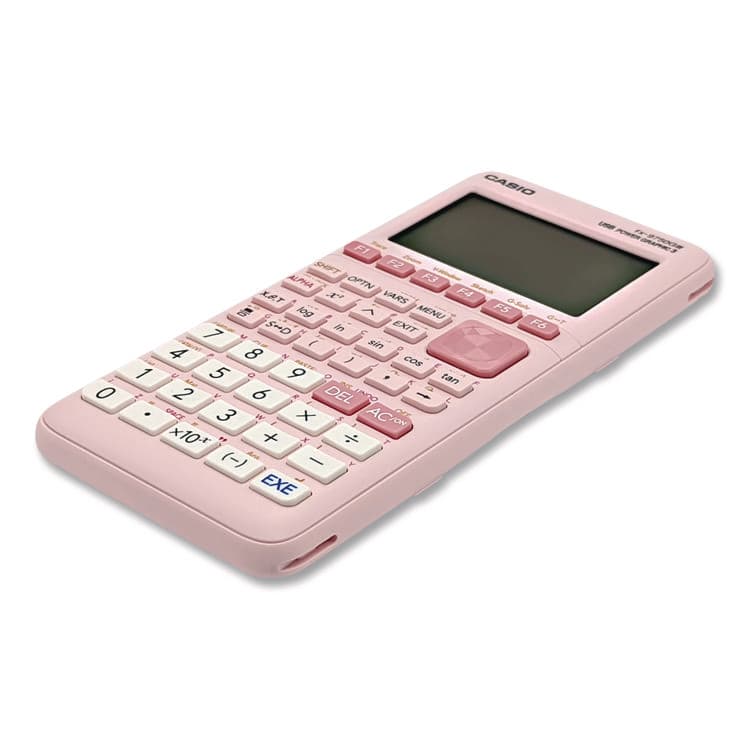 CASIO, . FX-9750GIII 3rd Edition Graphing Calculator, 21-Digit LCD, Pink (CSOFX9750GIIIPK) thumbnail 4