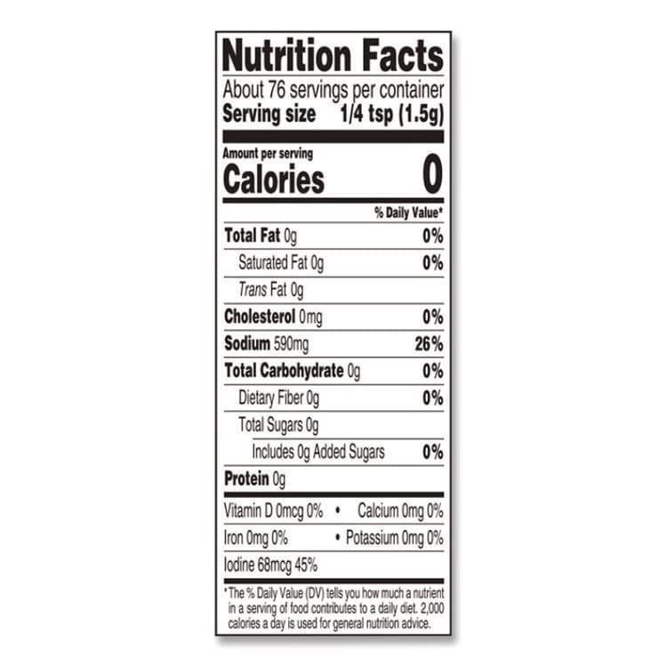 DEL DISPOSABLES Salt and Pepper Shaker Combo, 4 oz Salt Dispenser and 1.5 oz Pepper Dispenser (DEZGRN13060) thumbnail 4