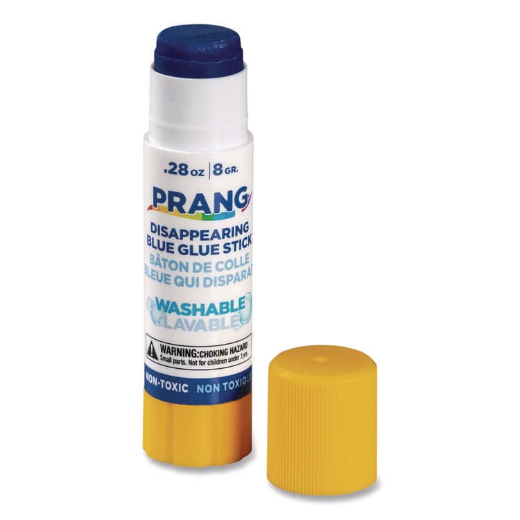 DIXON TICONDEROGA CO. Washable Glue Sticks, Blue, 0.28 oz, Dries Clear (DIX15089) thumbnail 2